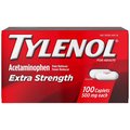 Tylenol Extra Strength Caplets, 500mg, 100/BX, Red, PK100 JOJ044909